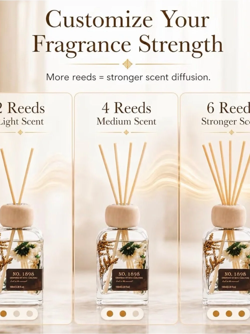 NO.1898 Luxury Hotel Scent Reed Diffuser